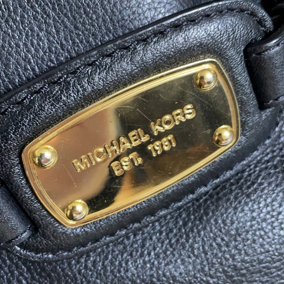 Michael Kors Black Leather Bag - Picture 4 of 9